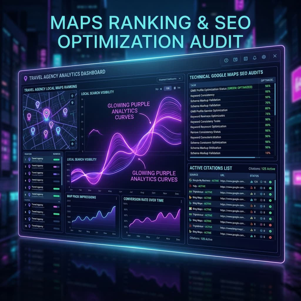 TravelEase Google Rankings Booster mockup